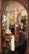 WEYDEN, Rogier van der Seven Sacraments oil on canvas